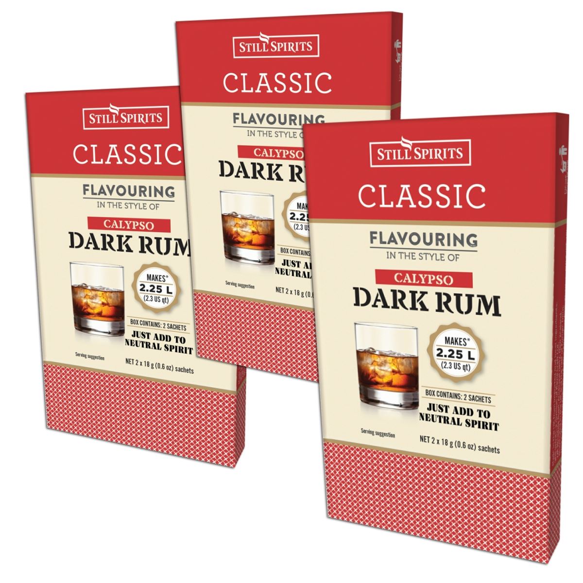 Still Spirits Classic Calypso Dark Rum Premium Essence Flavours 2.25L