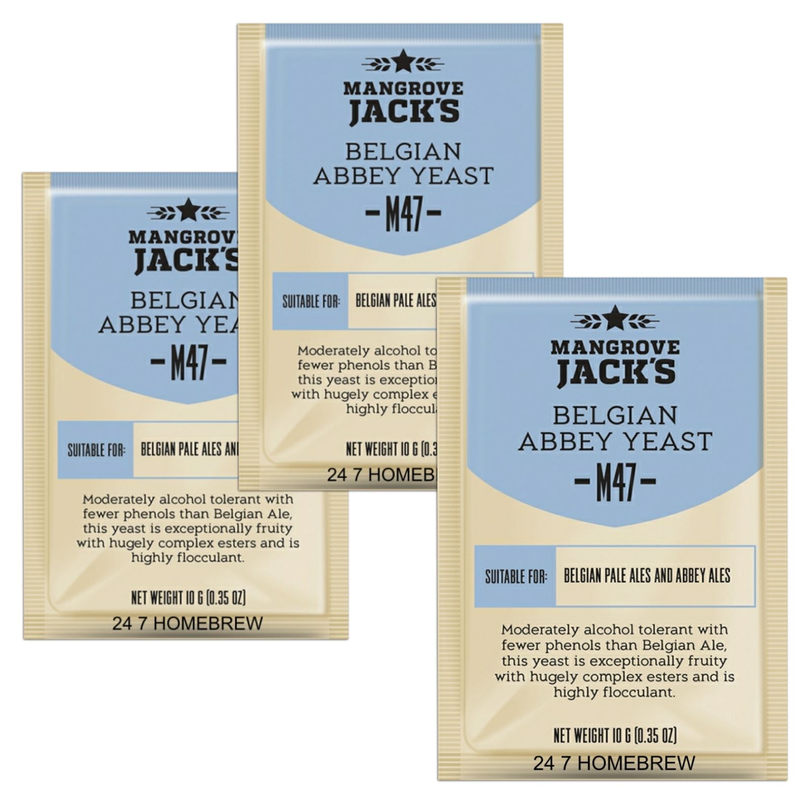 Mangrove Jack�s Craft Series Yeast M47 Belgian Abbey (10g)