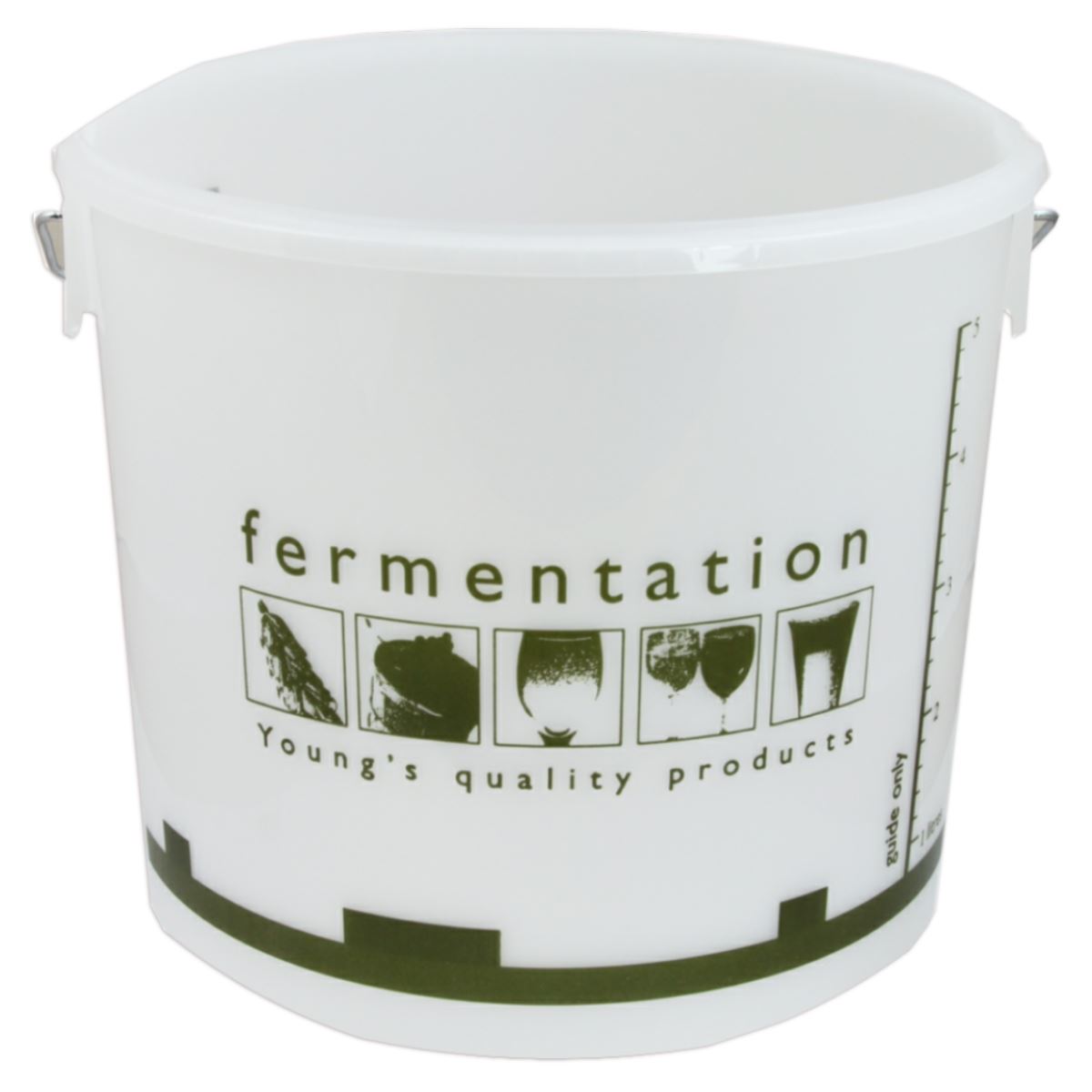 2x 5 Litre Fermentation Bucket 1 gallon Vessel Home brew Beer & Wine