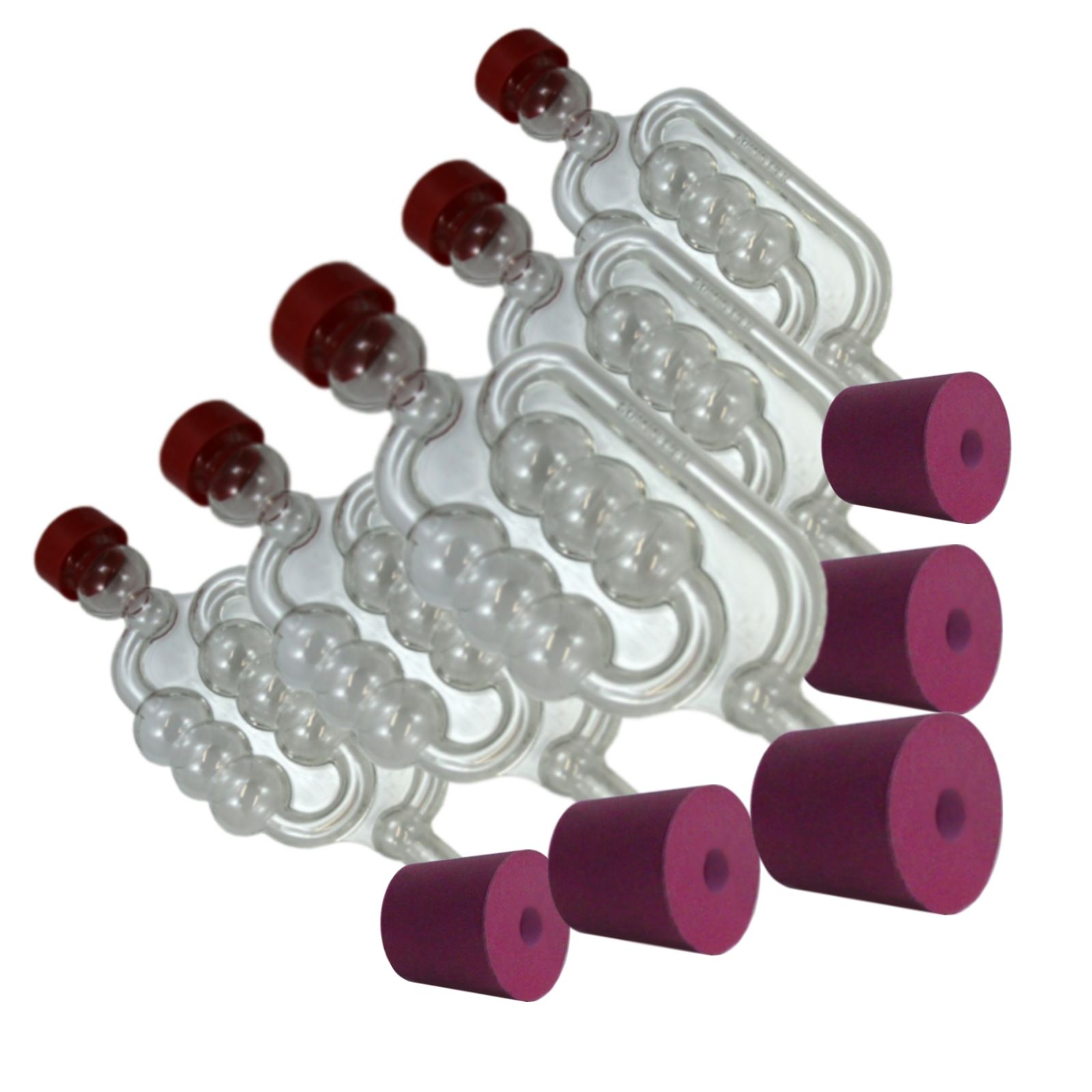 Bungs & Bubbler Airlocks Demijohn Rubber Cork & Air Lock Beer Wine