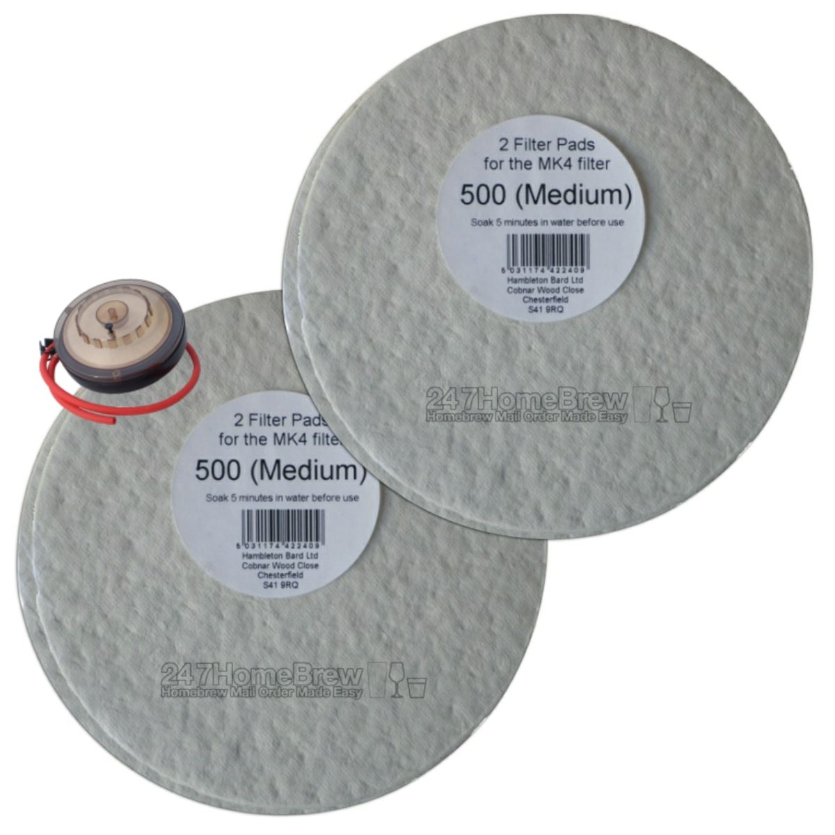 Filter Pads 500 Medium 2x Pack for the Better Brew MK4 Wine Filter