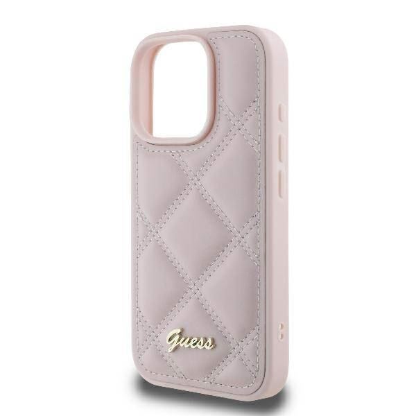 Guess Quilted Metal Logo Case for iPhone 16 Pro Max 6.9" New - Picture 23 of 25