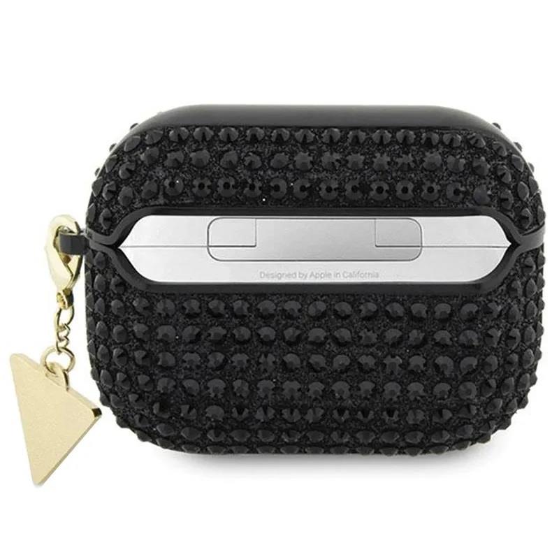 Official Guess Rhinestone Triangle Charm Case for Apple AirPods 3 - NEW - Picture 3 of 7