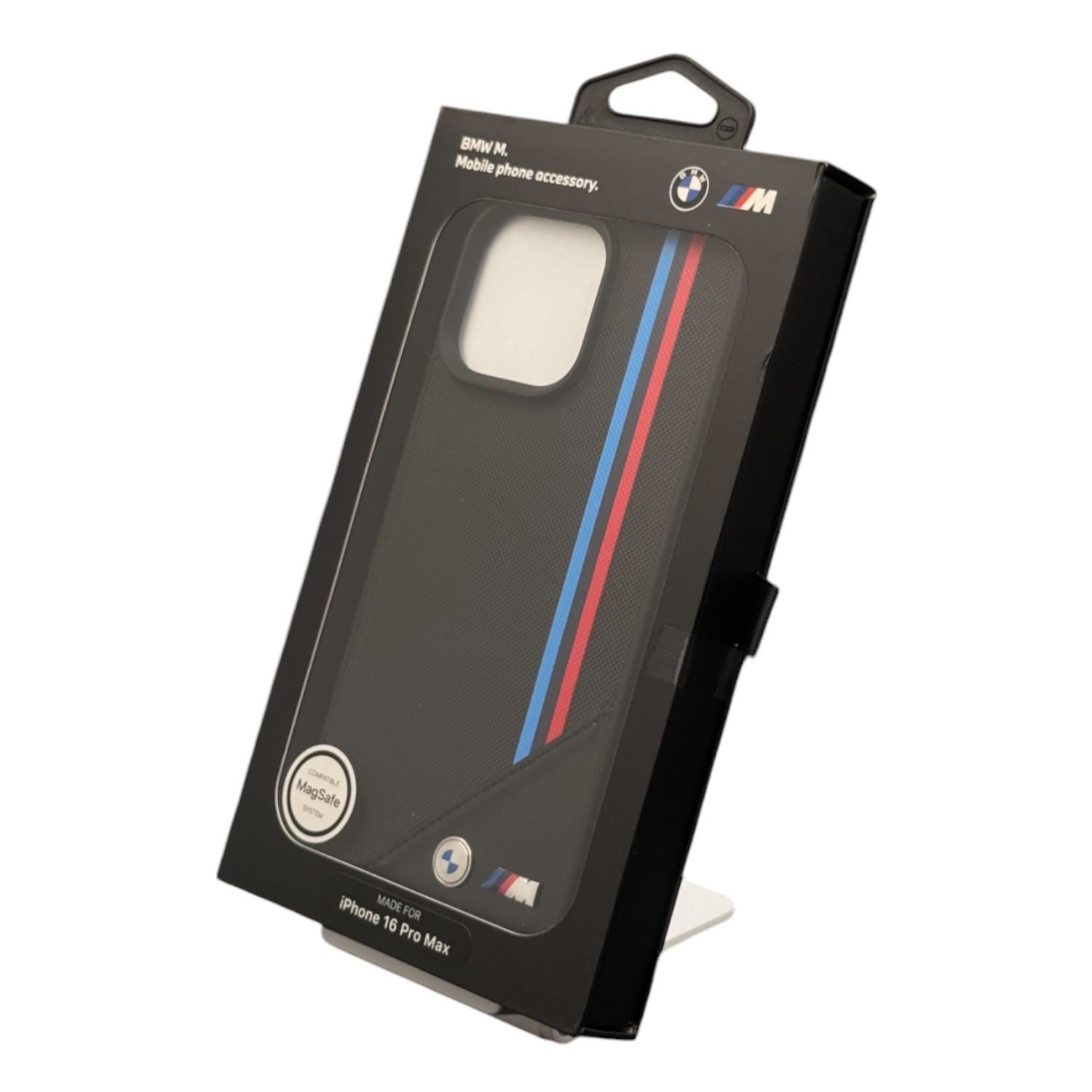 BMW M Meshed Tricolor Stripes Case with MagSafe for iPhone 16 Pro Max 6.9" New - Picture 4 of 9
