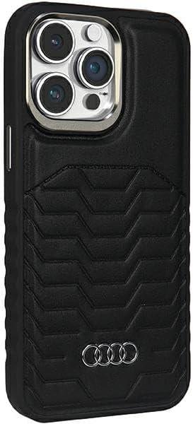 Funda rígida de cuero sintético Audi con MagSafe para iPhone 15 Pro Max 6,7" - Nueva - Imagen 5 de 12