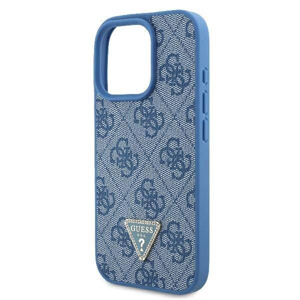 Guess Leather Metal Logo Strass Crossbody Case for iPhone 16 Pro Max 6.9" New - Picture 15 of 25