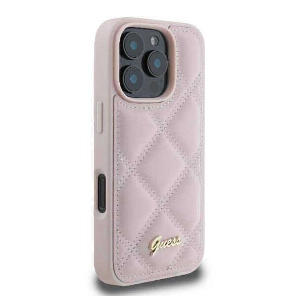 Guess Quilted Metal Logo Case for iPhone 16 Pro Max 6.9" New - Picture 21 of 25