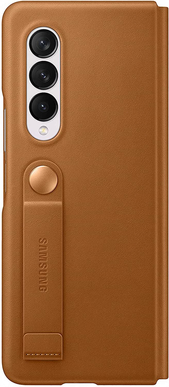 Official Samsung Leather Cover Case Compatible for Galaxy Z Fold 3 New - Picture 9 of 13