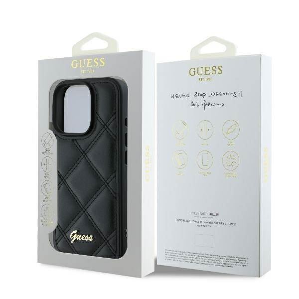 Guess Quilted Metal Logo Case for iPhone 16 Pro Max 6.9" New - Picture 9 of 25