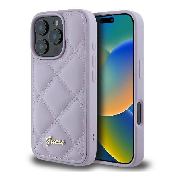 Guess Quilted Metal Logo Case for iPhone 16 Pro Max 6.9" New - Picture 10 of 25