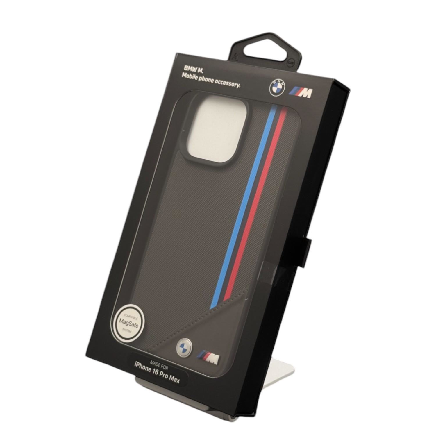 BMW M Meshed Tricolor Stripes Case with MagSafe for iPhone 16 Pro Max 6.9" New - Picture 7 of 9