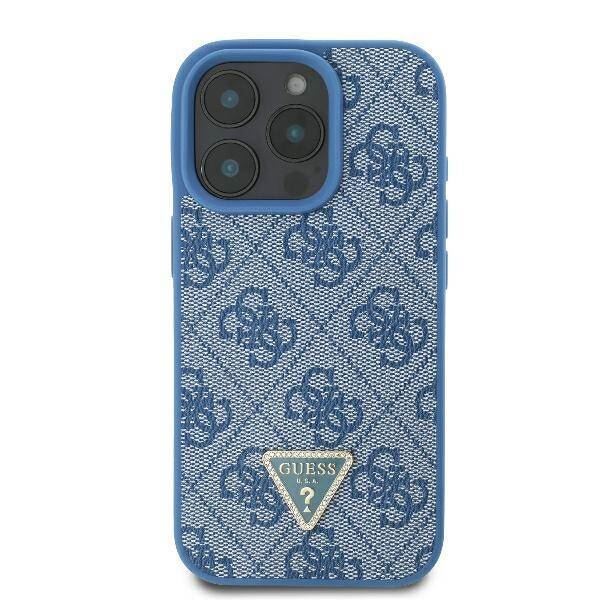 Guess Leather Metal Logo Strass Crossbody Case for iPhone 16 Pro Max 6.9" New - Picture 12 of 25