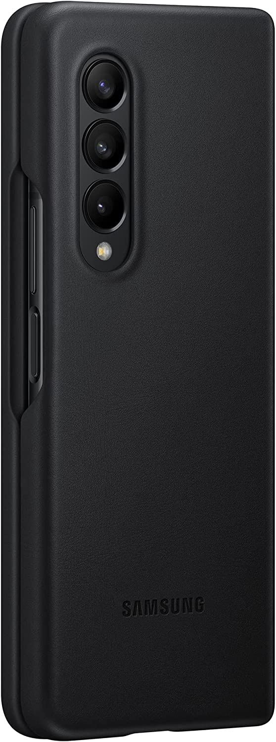 Official Samsung Leather Cover Case Compatible for Galaxy Z Fold 3 New - Picture 3 of 13