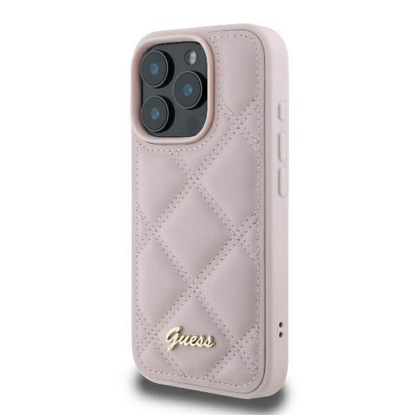 Guess Quilted Metal Logo Case for iPhone 16 Pro Max 6.9" New - Picture 19 of 25