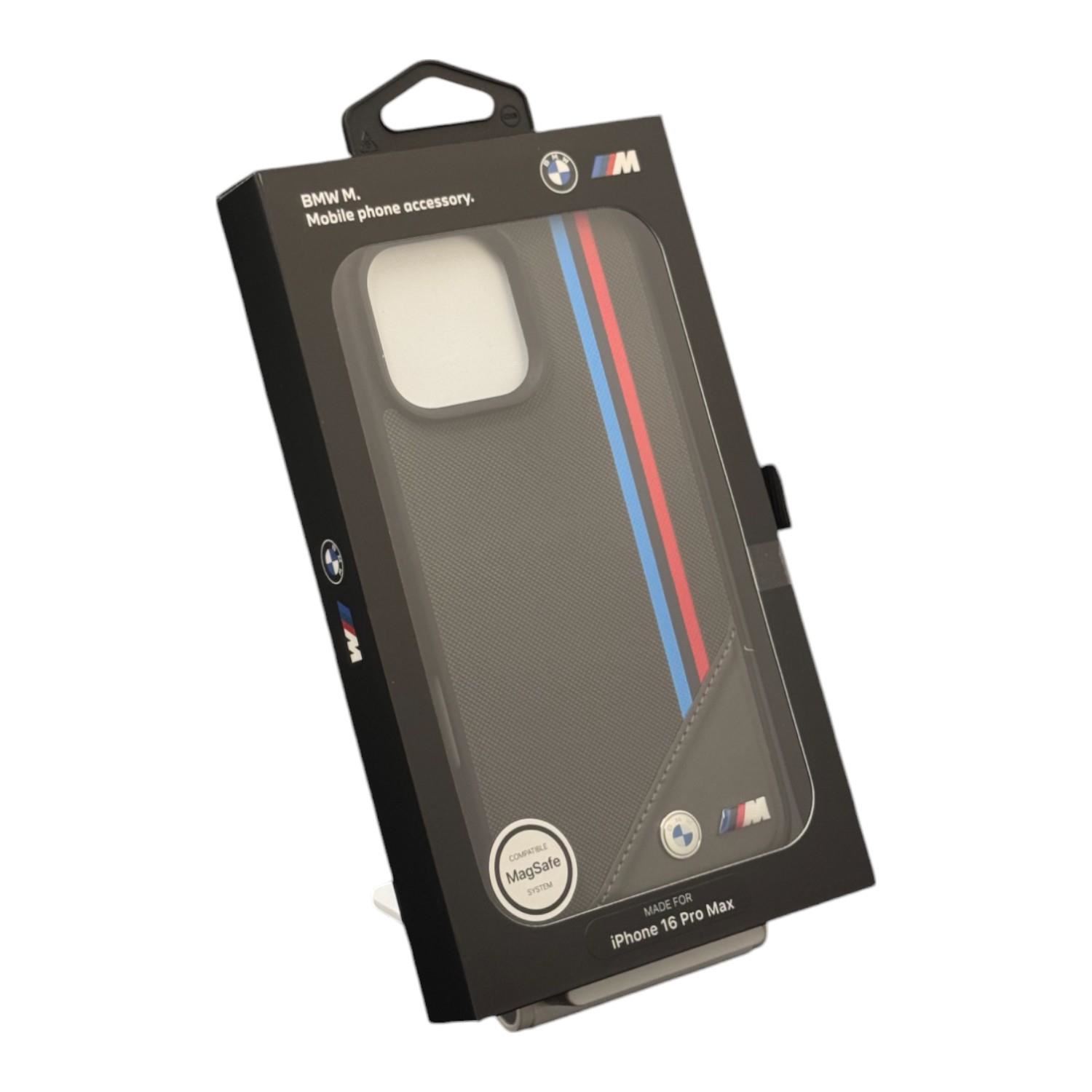 BMW M Meshed Tricolor Stripes Case with MagSafe for iPhone 16 Pro Max 6.9" New - Picture 8 of 9