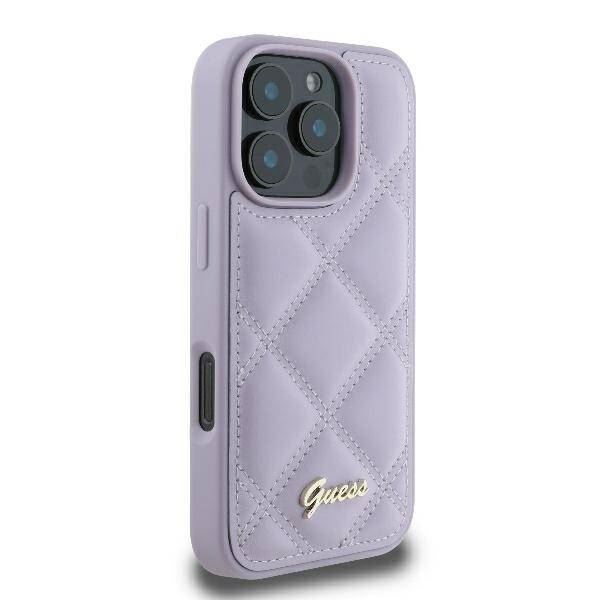 Guess Quilted Metal Logo Case for iPhone 16 Pro Max 6.9" New - Picture 13 of 25