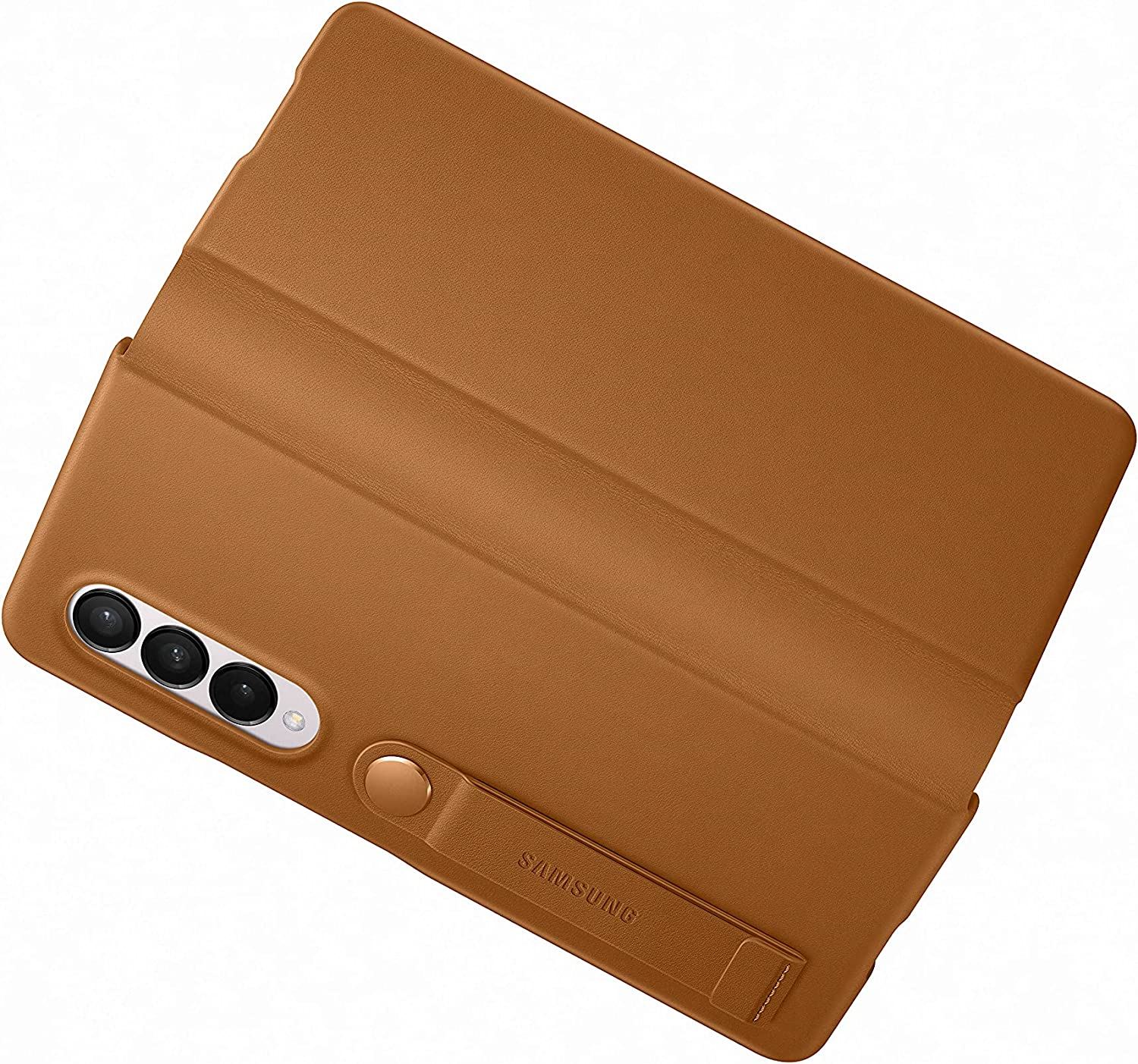 Official Samsung Leather Cover Case Compatible for Galaxy Z Fold 3 New - Picture 12 of 13
