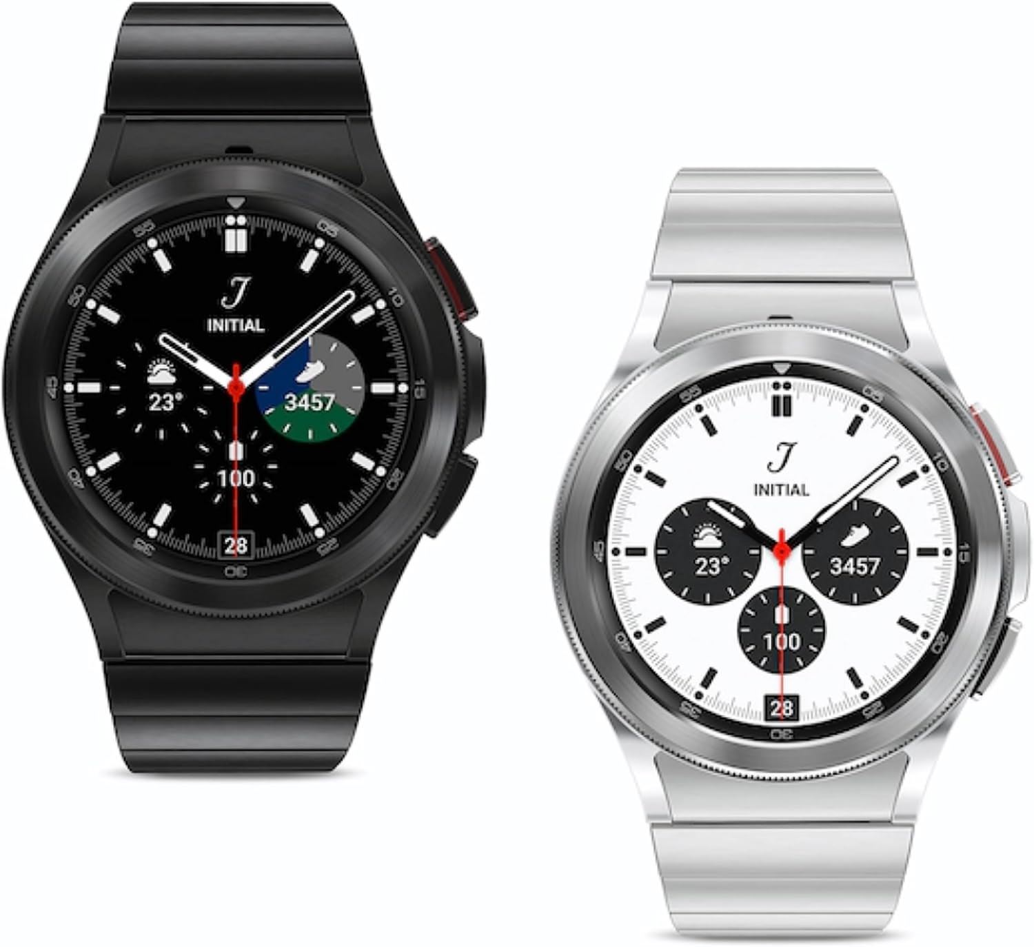 Official Samsung Classic 42mm Metal Link Bracelet Compatible with Galaxy Watch 4 - Picture 6 of 6