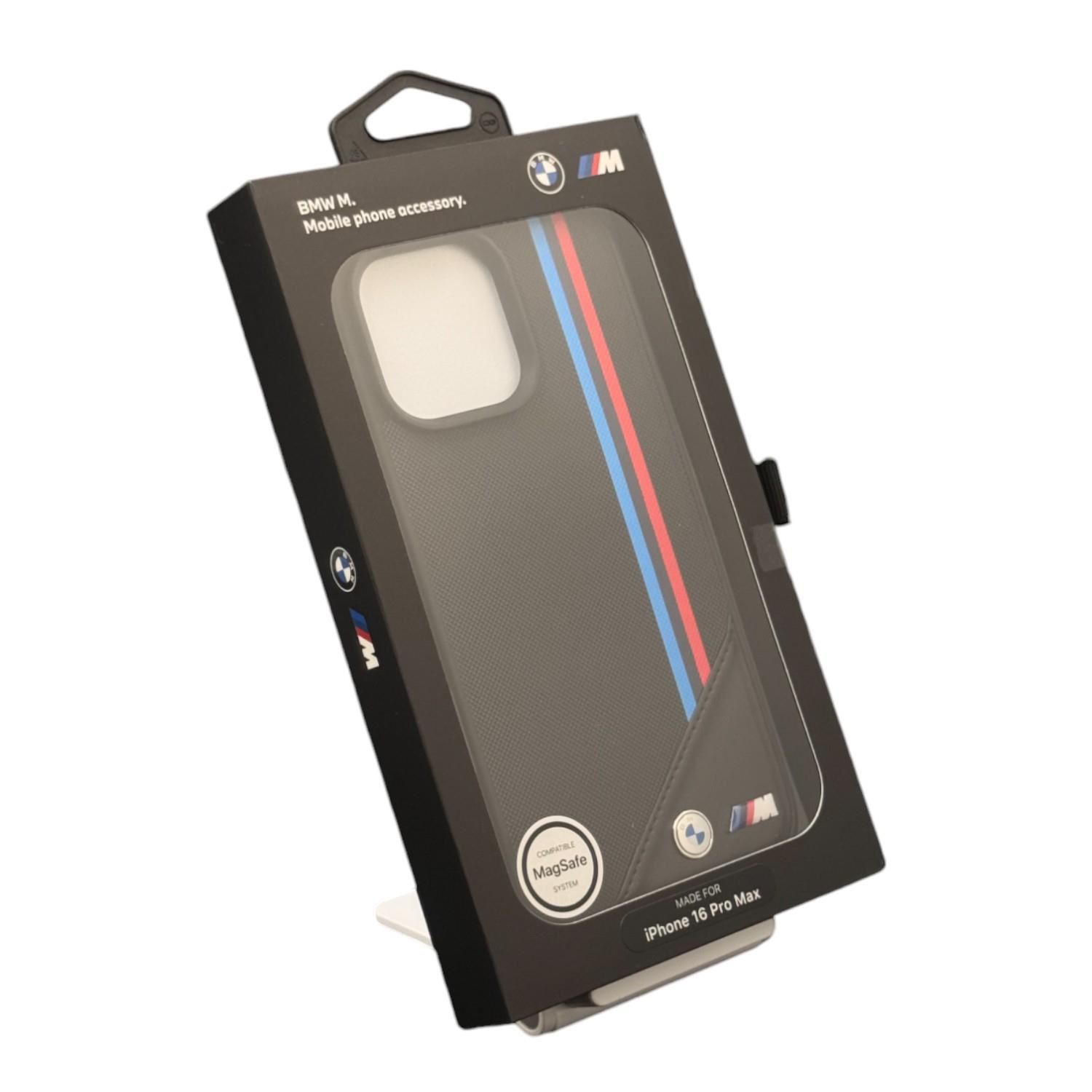 BMW M Meshed Tricolor Stripes Case with MagSafe for iPhone 16 Pro Max 6.9" New - Picture 3 of 9