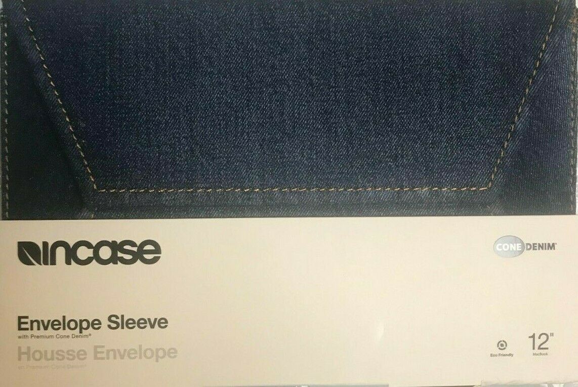 Incase Envelope Sleeve Cone Denim Case kompatibel mit Macbook 12" Neu - Bild 8 von 10