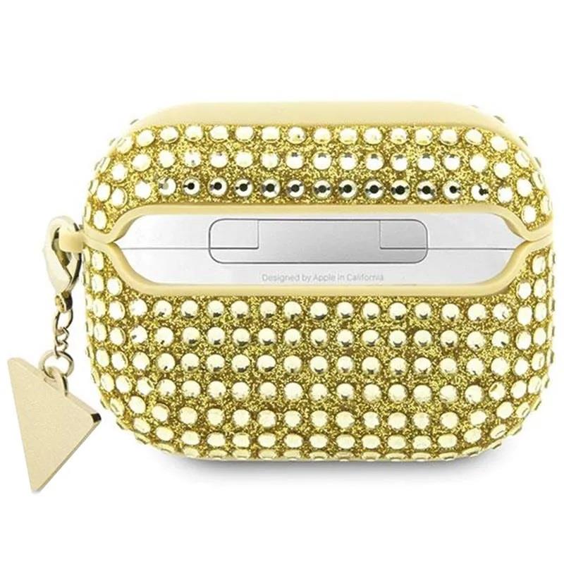 Official Guess Rhinestone Triangle Charm Case for Apple AirPods 3 - NEW - Picture 5 of 7