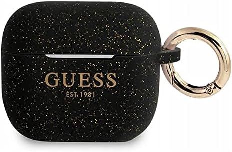 Official Guess Siliocne Glitter Case for Apple AirPods3 - New - Picture 1 of 6