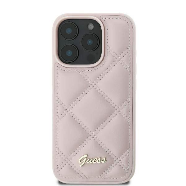 Guess Quilted Metal Logo Case for iPhone 16 Pro Max 6.9" New - Picture 20 of 25