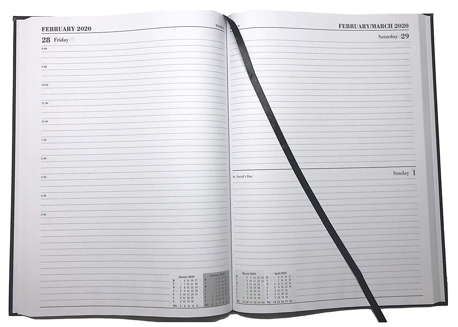 2019 2020 Academic Diary Mid Year A5 A4 Size Diary Day To Page Week