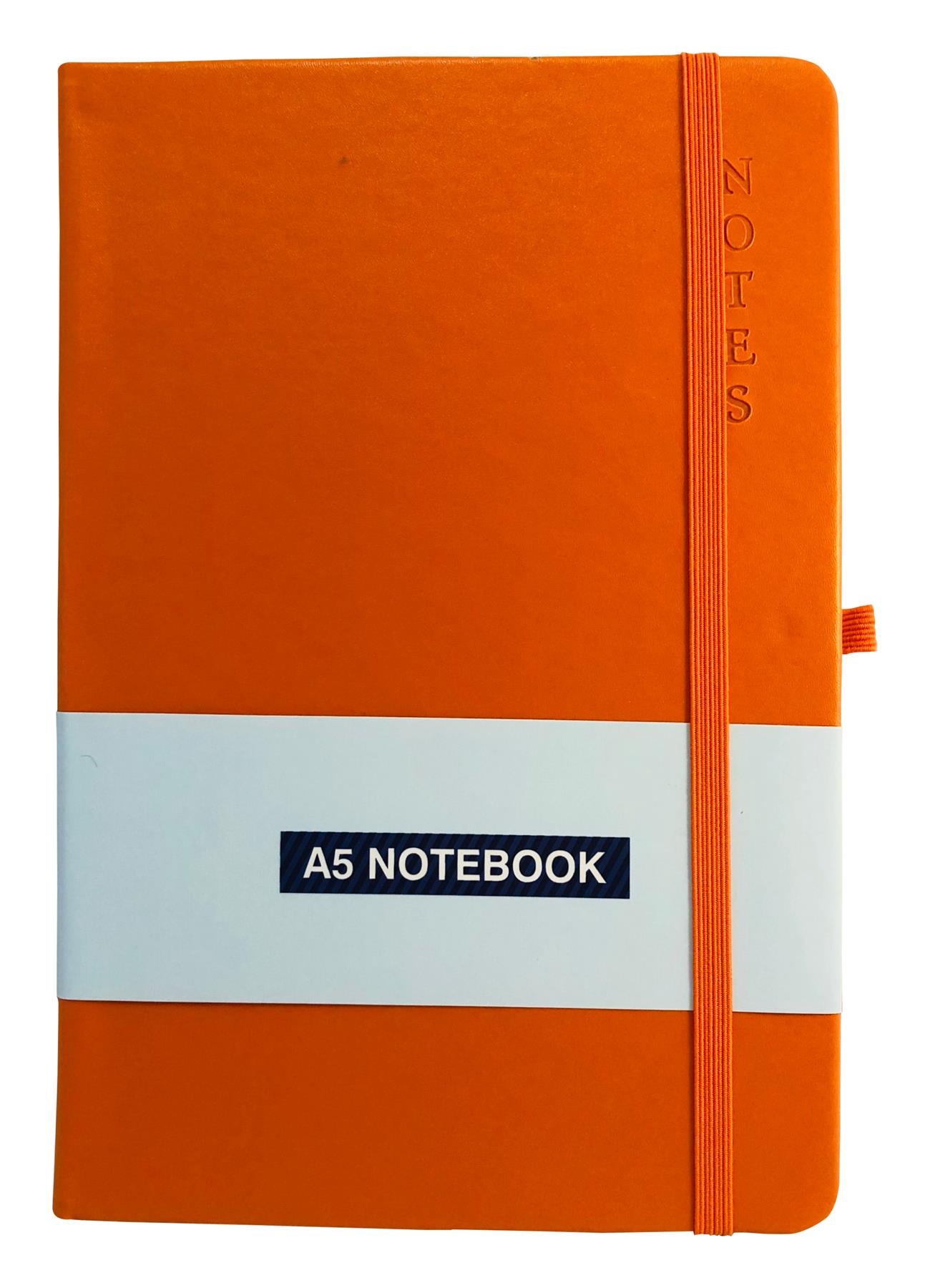 A5 Hardback Notebook Ruled Notepad Notes Lined Premium Journal with Pen Holder - Picture 26 of 61