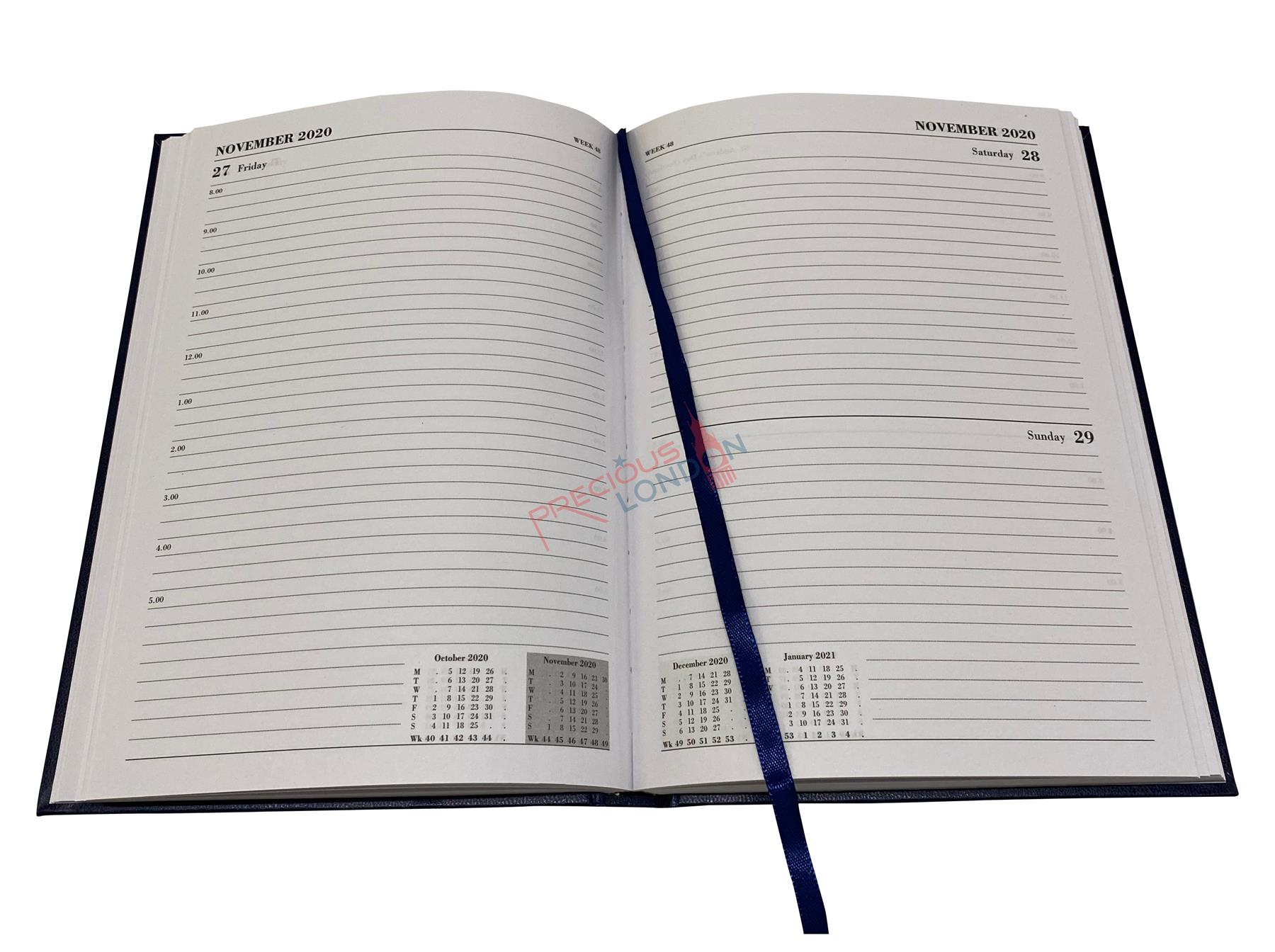 2020 2021 Academic Diary A5 Page A Day Casebound Mid Year Student