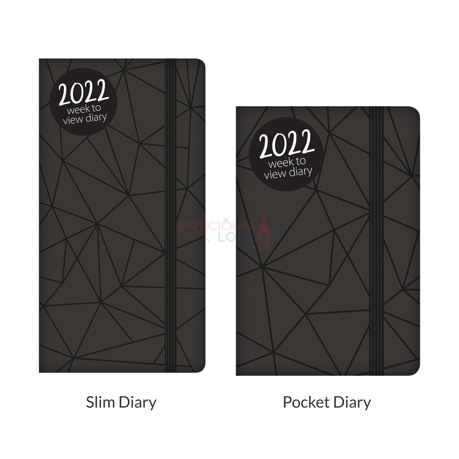 Holographic Slim Week To View Diary 2020 A6 Slim Pocket Size Holographic Slim Week To View Diary 2020 A6 Slim Pocket Size