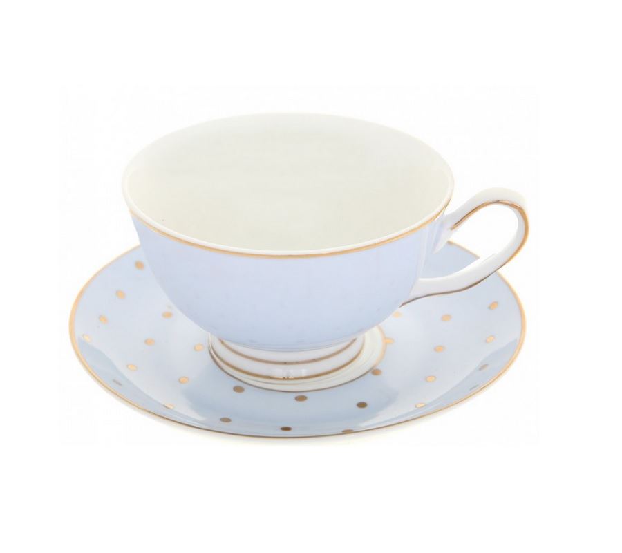BOMBAY DUCK MISS DARCY BUTTERFLY SPOTS CUP & SAUCER GIFT SET HOME