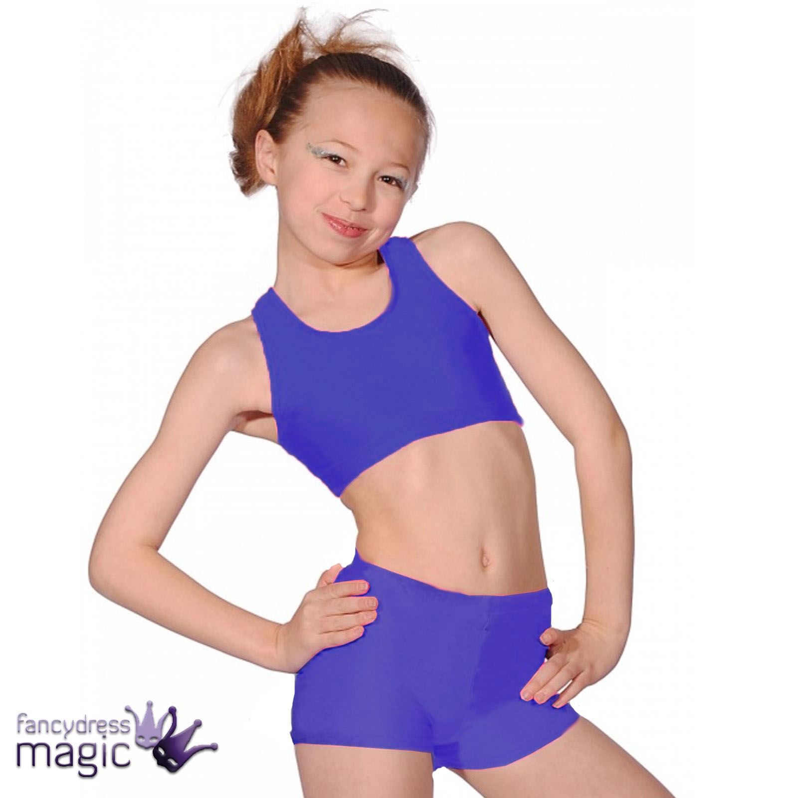 *Roch Valley Girls Dance Gym Gymnastics Jazz Dancewear Lycra Shorts