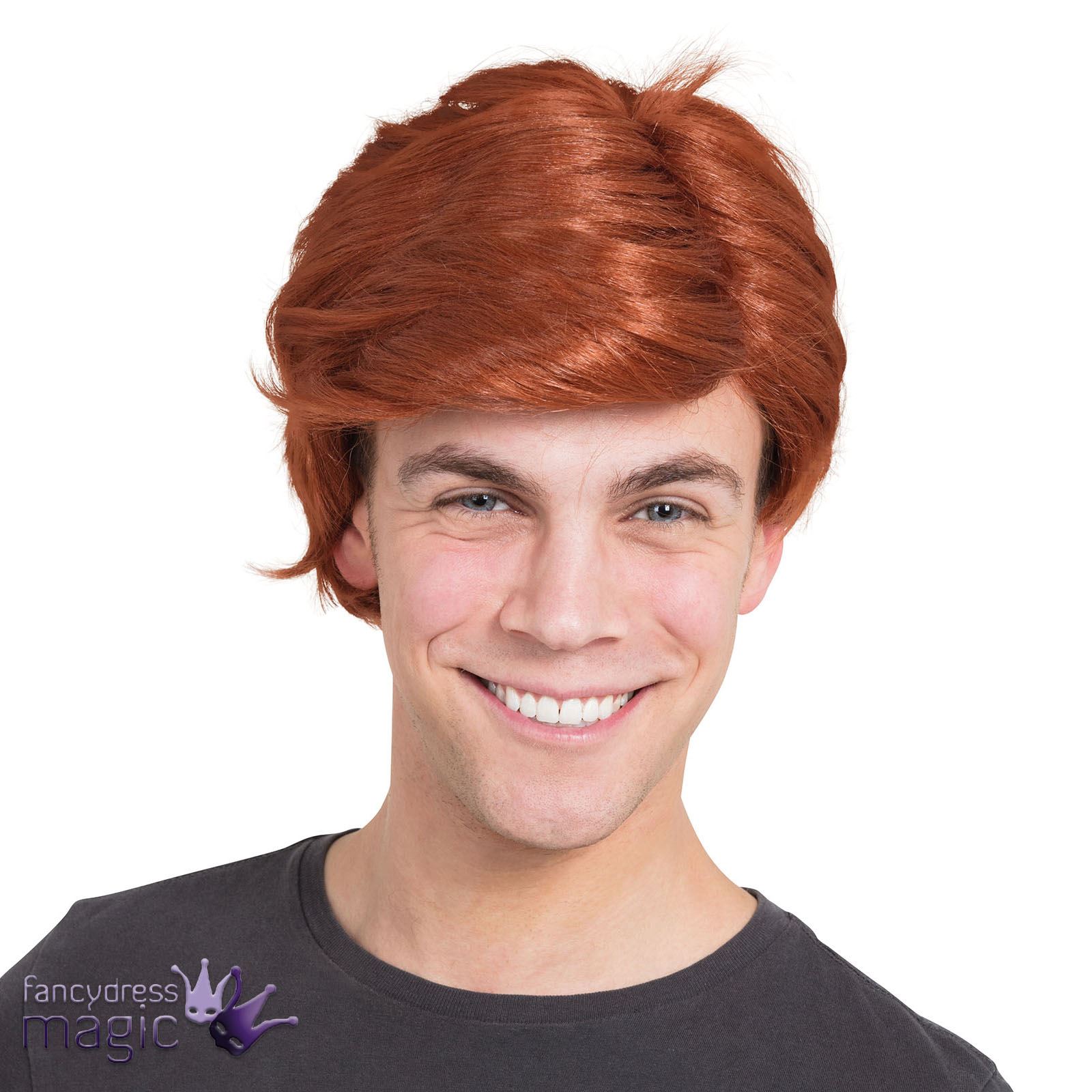 Mens 70s 80s Boy Band Side Parting Teenage Model Ken Wig Fancy Dress