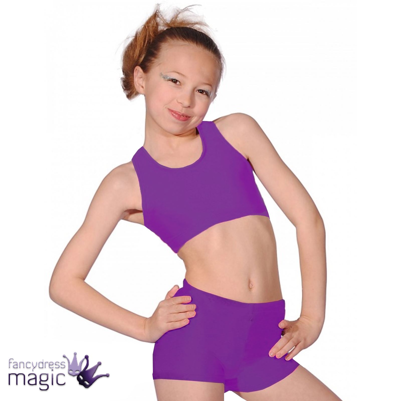 *Roch Valley Girls Dance Gym Gymnastics Jazz Dancewear Lycra Shorts
