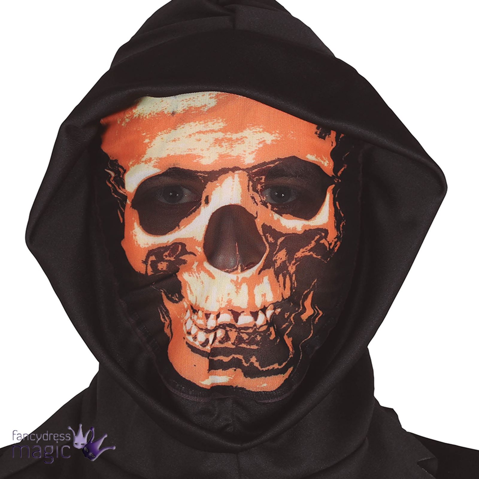 adults halloween mask hood sugar skull devil dark