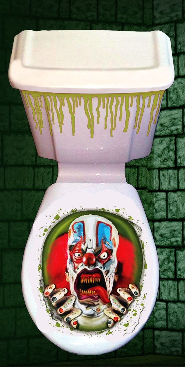 HORROR BATHROOM TOILET SEAT LID CISTERN COVER PARTY NOVELTY ... HORROR BATHROOM TOILET SEAT LID CISTERN COVER PARTY NOVELTY ...