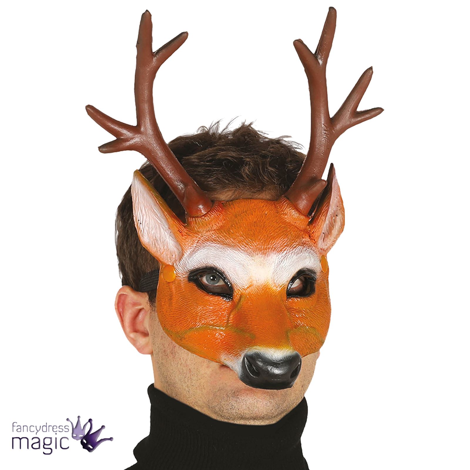 Deer Foam Mask Animal Christmas Stag Night Party Fancy Dress Costume