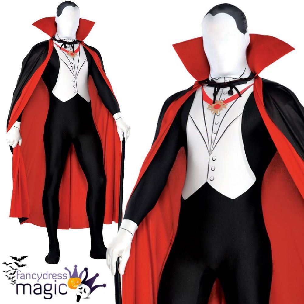 Uncategorized Halloween Dracula mens vampire dracula second skin halloween party suit fancy dress suit