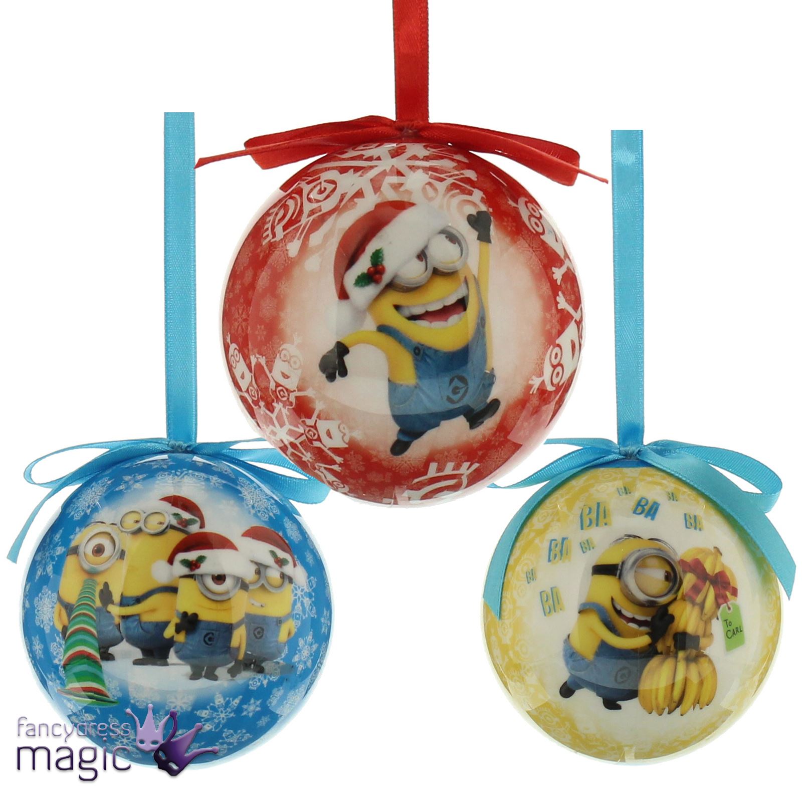 despicable me minion minions hanging christmas xmas tree ball bauble minions christmas ornaments