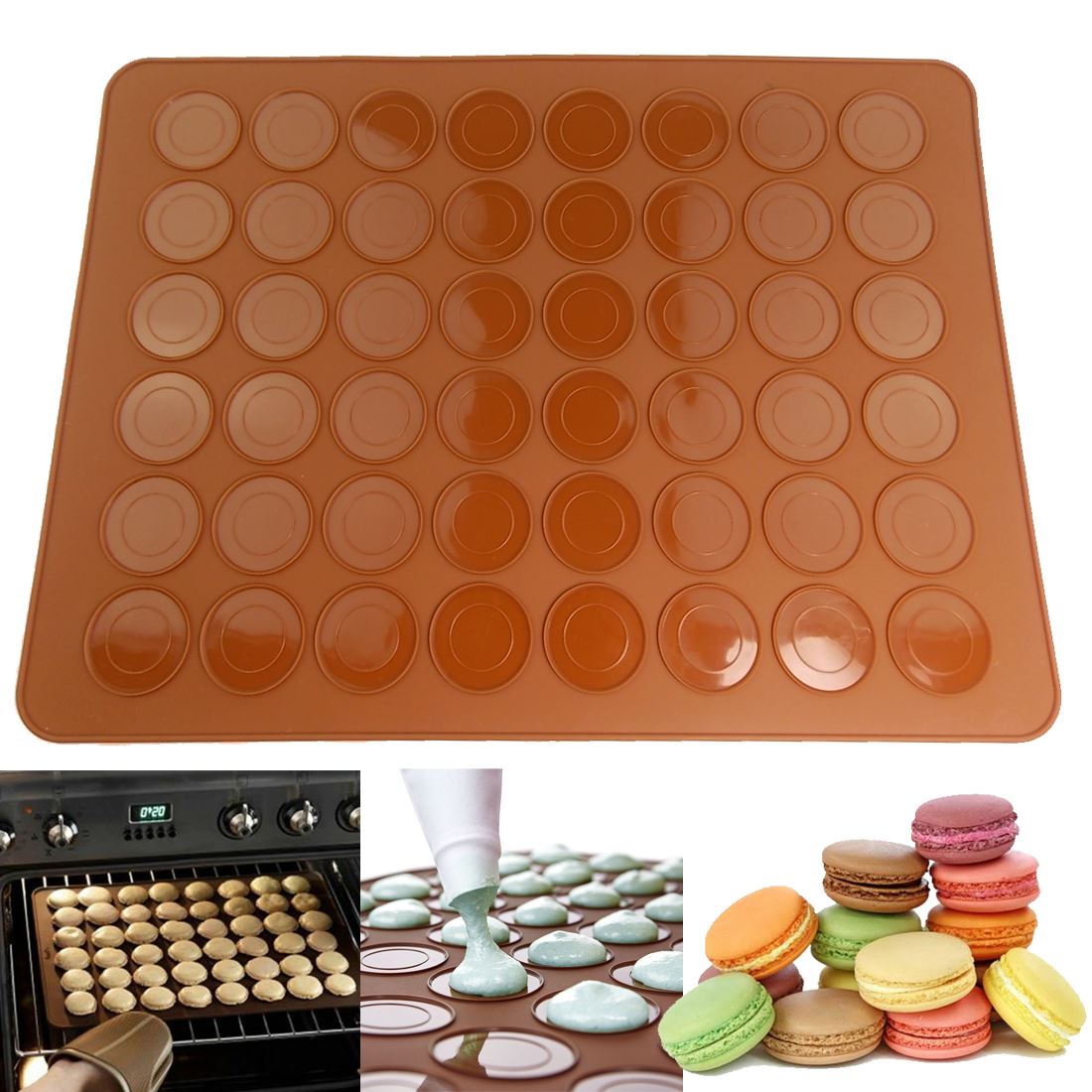 Macaron Macaroon Baking Mat Cake Decorating Mat Makes 30 Macaroons UK
