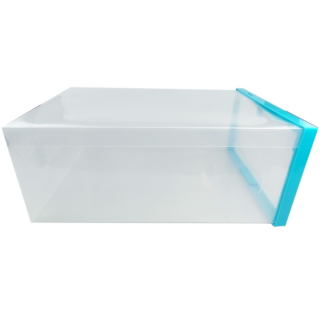 5 Stackable Clear Plastic Shoe Organiser Box Home Storage Boxes Office