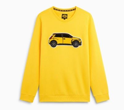 Genuine Renault 5 Sweatshirt Pullover Hoodie Cotton Fleece Silicone Marking - Picture 6 of 8