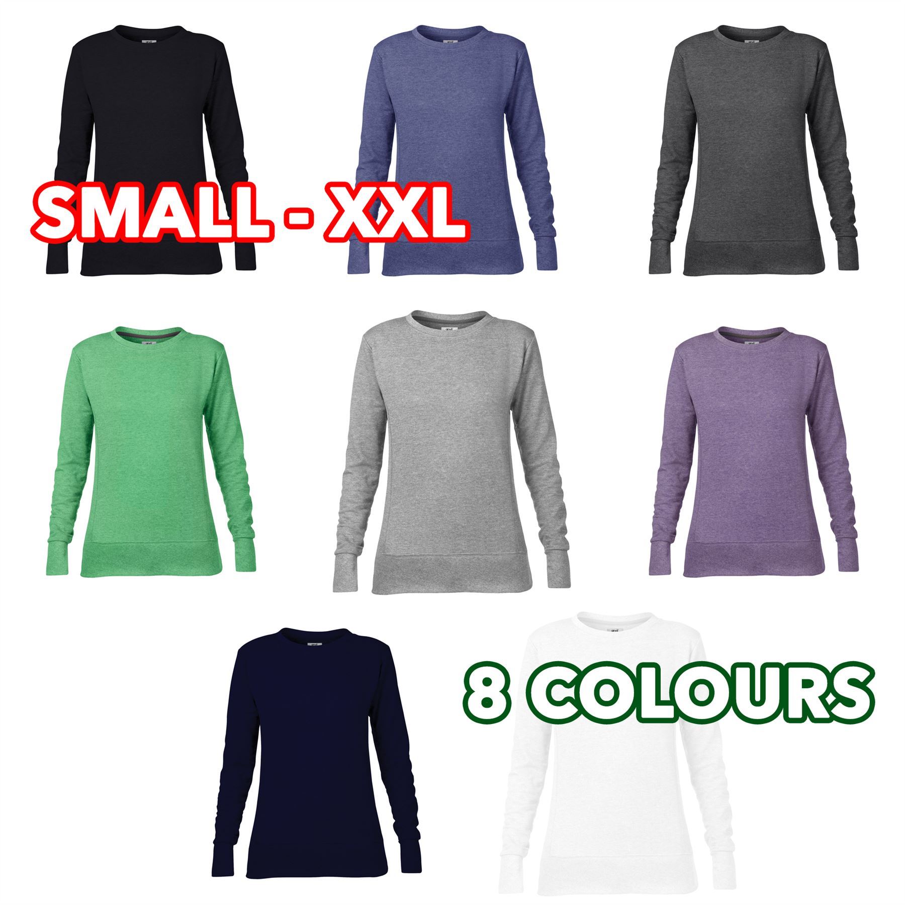3 5 10 Pack Femme Femme MiScoop French Terry SweatShirt Heather montés Lot afficher le titre d'origine 3 5 10 Pack Femme Femme MiScoop French Terry SweatShirt Heather montés Lot afficher le titre d'origine