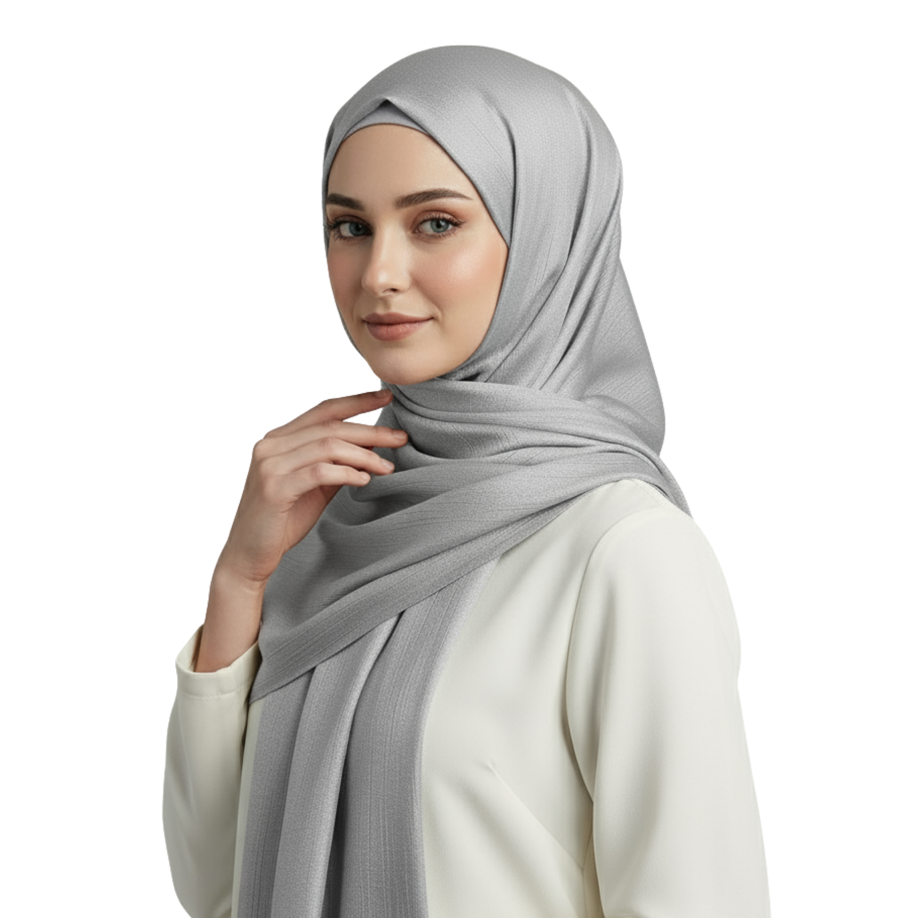 Womens Paper Silk Hijab Satin Silk Head Scarf Long Muslim Head Cover Wrap Shawl - Picture 51 of 99