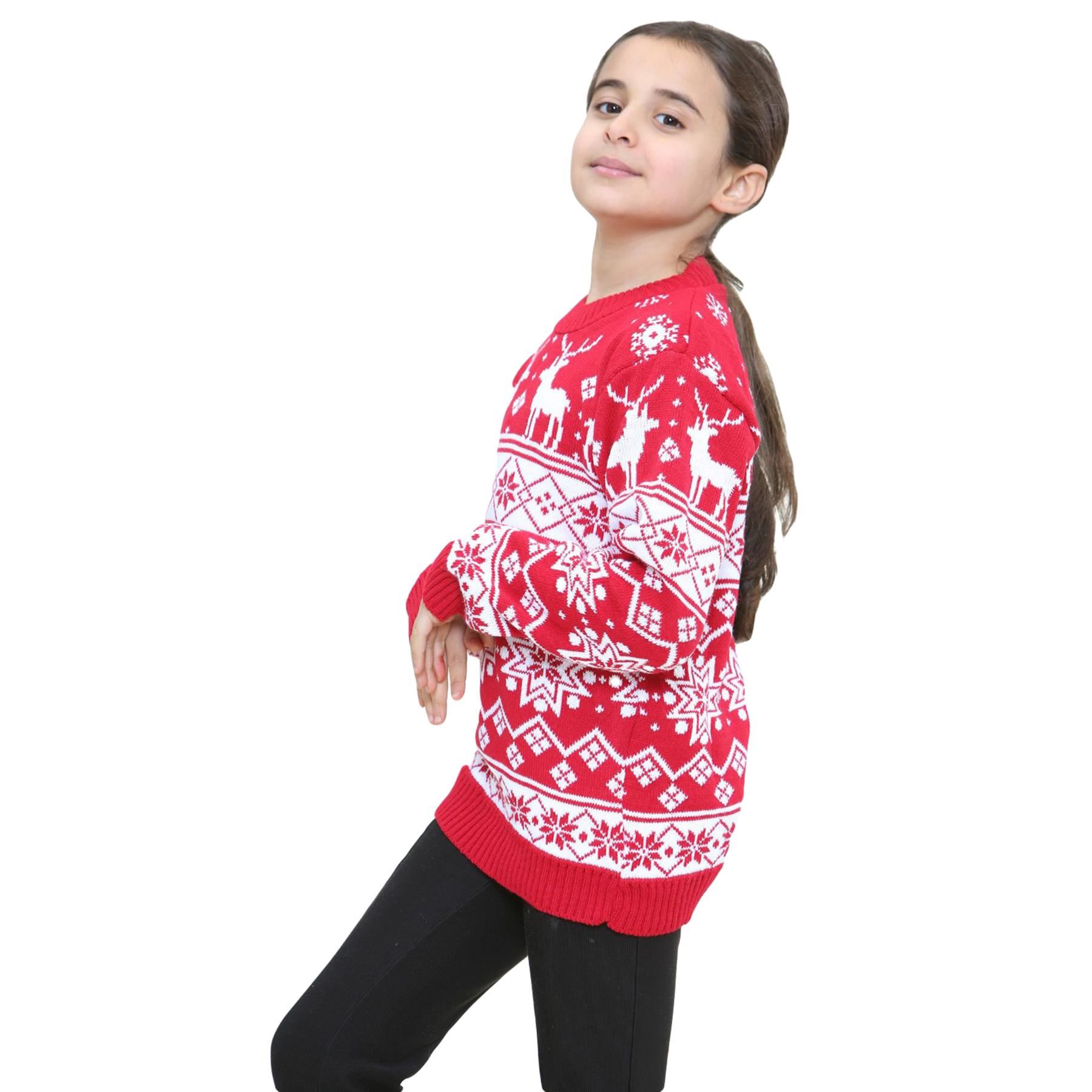 Suéter de Navidad para niños Niñas Niños Reno Niños Novedad Suéter de Navidad - Imagen 52 de 67