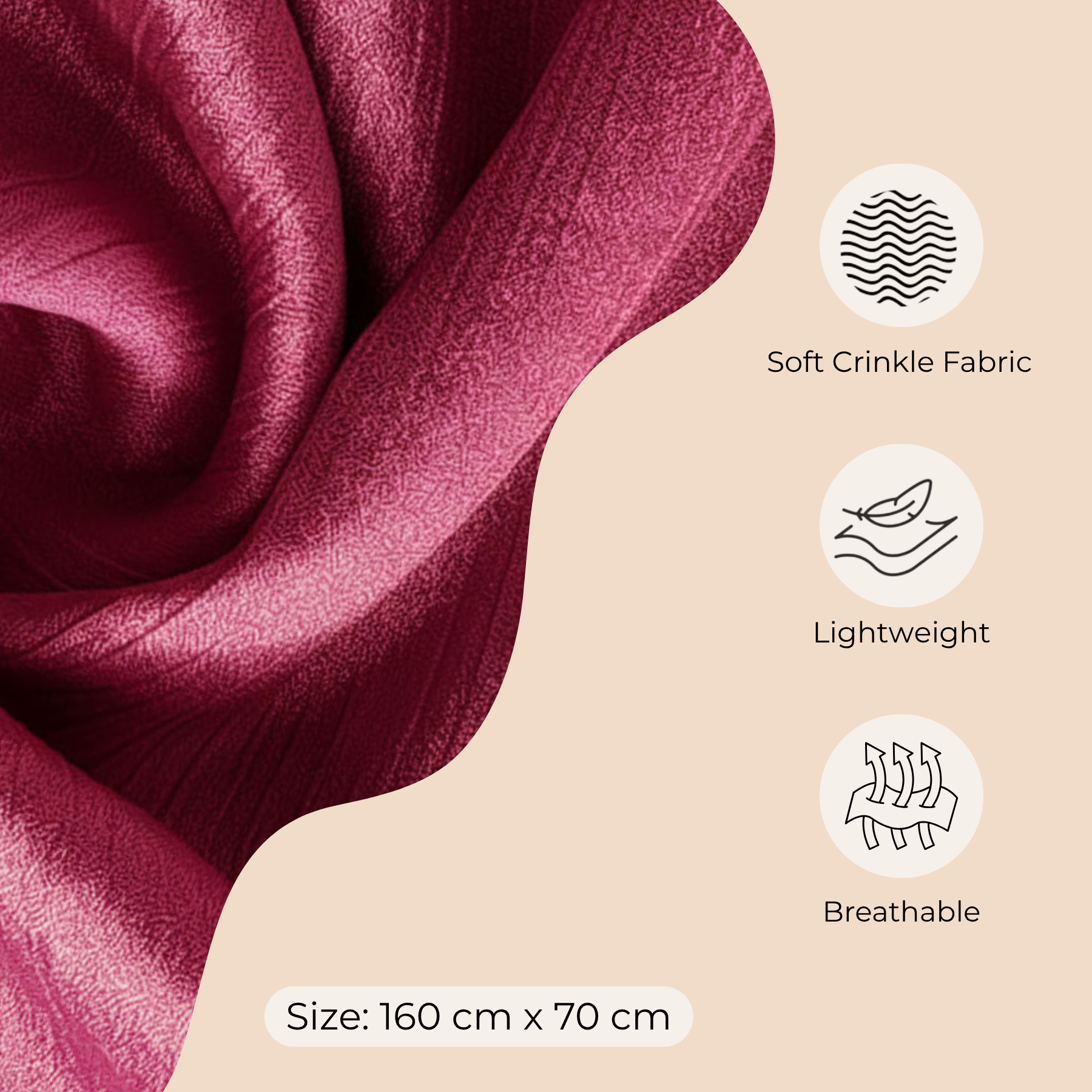 Womens Paper Silk Hijab Satin Silk Head Scarf Long Muslim Head Cover Wrap Shawl - Picture 26 of 99