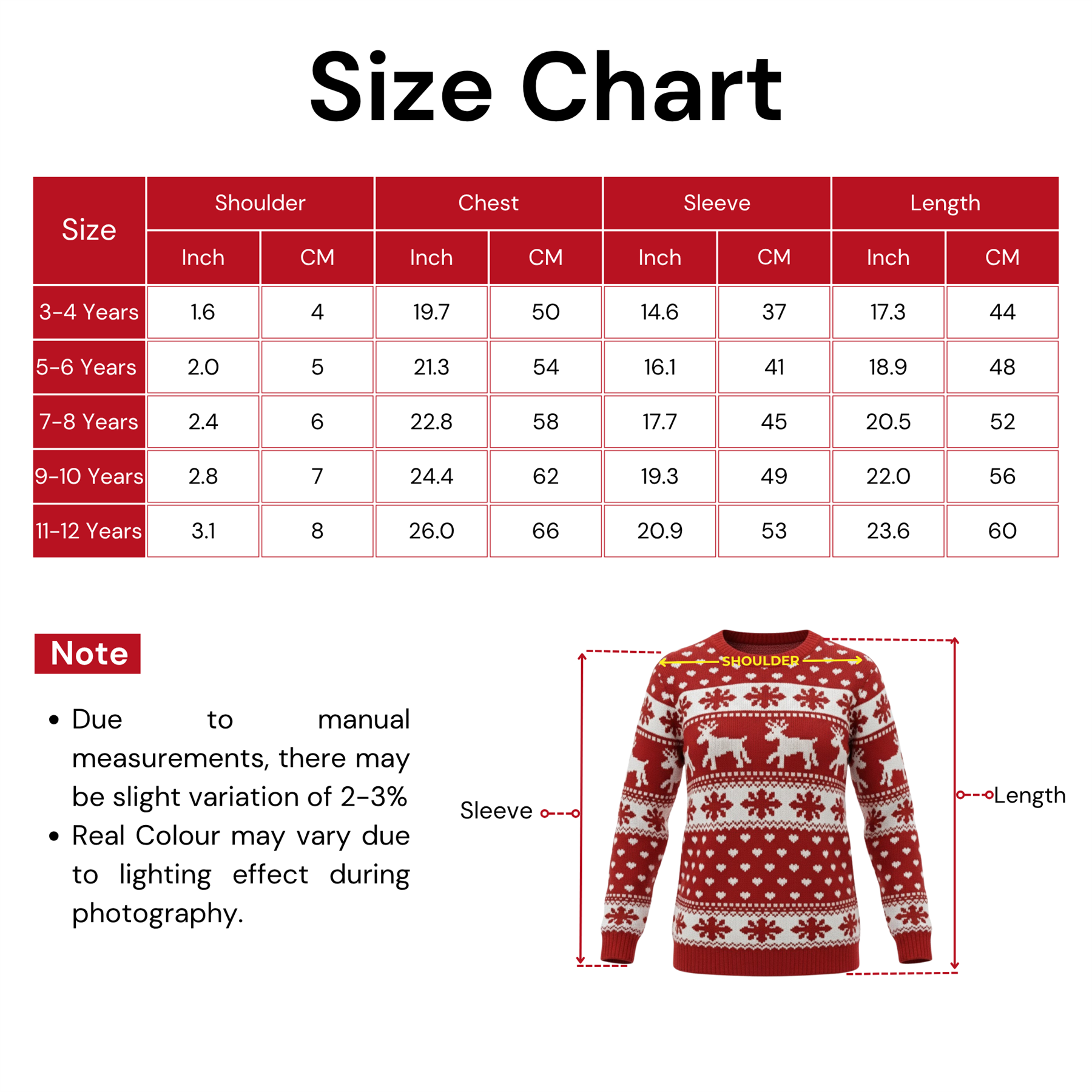 Kids Christmas Jumper Girls Boy Reindeer Sweater Children Novelty Xmas Sweater - Picture 66 of 97