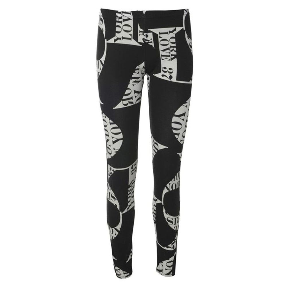 Womens Skinny Yoga Pants Printed Gym Leggings Full Length Stretchy Dance Trouser eBay