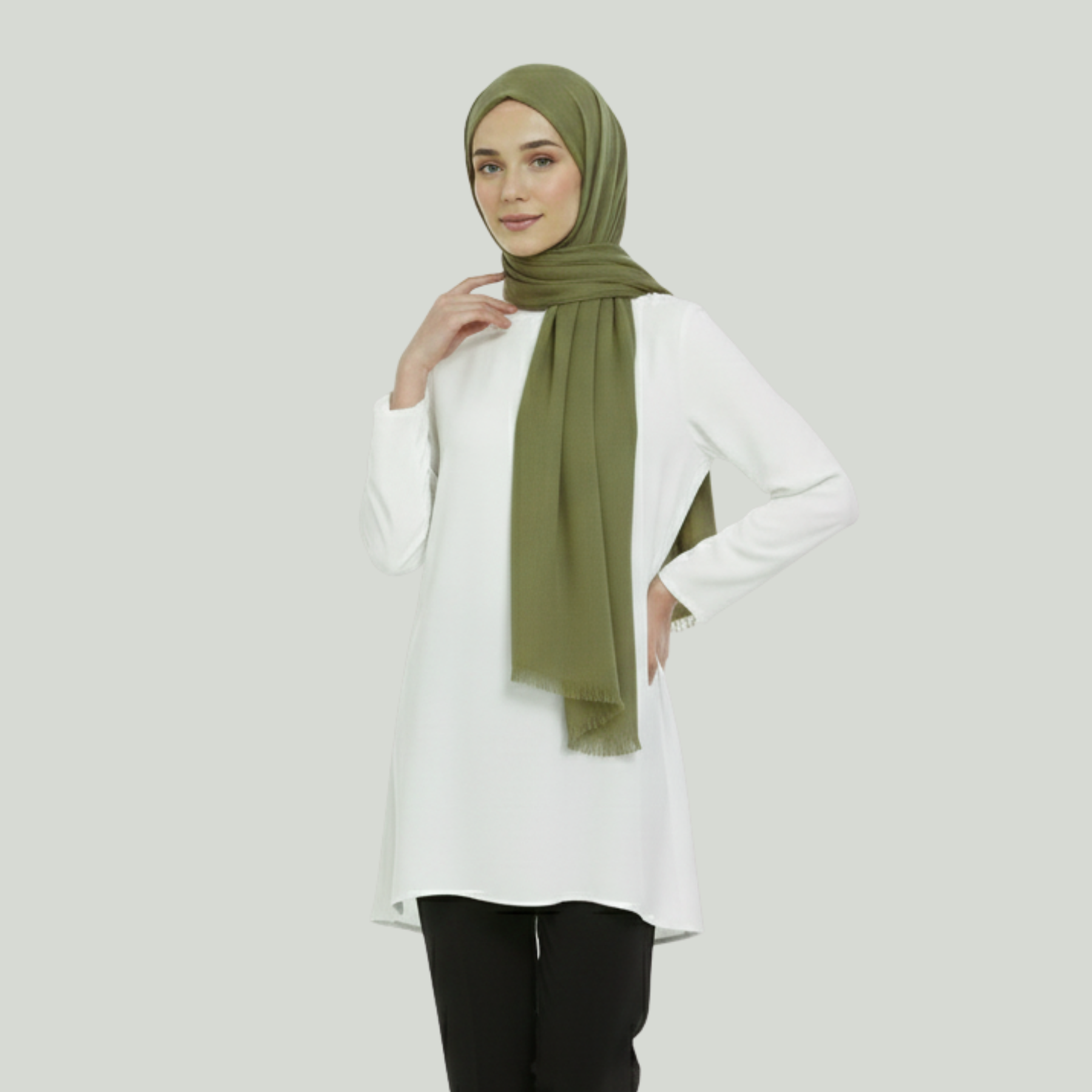 Baumwolle Modal Hijab Frauen Muslim Uni Schal Weich Halstuch Stola Islamisches Kopftuch - Bild 75 von 183